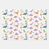 Fun dinosaur party favors, Wrapping paper, Kinder Inpakpapier Vel (Voorkant)