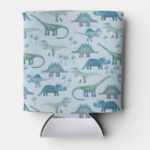 Fun Dinosaur Pattern Blikjeskoeler (Voorkant)