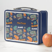 Fun dinosaur pattern for school kids (In situ)