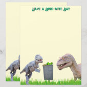 Fun Dinosaur Stationery (Voorkant / Achterkant)