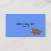 Fun Dinosaurs mammischaart Contactkaartje (Achterkant)