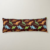 Fun Dinosaurs Pattern Lichaamskussen (Achterkant)