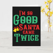 Fun Dirty Naughty Inappropriate Christmas Adult Y  Kaart (Gele Bloem)