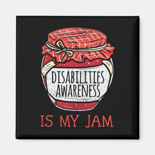 Fun Disabilities Support Gezegde Leuke Disability  Magneet (Voorkant)