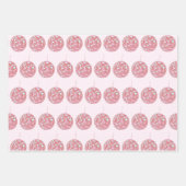 Fun Disco Licht Roze Kerstmis Inpakpapier Vel (Voorkant 2)