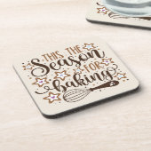 Fun 'Dit is het seizoen voor Baking Design Bier Onderzetter (Linkerzijde)