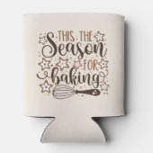 Fun 'Dit is het seizoen voor Baking Design Blikjeskoeler (Achterkant)
