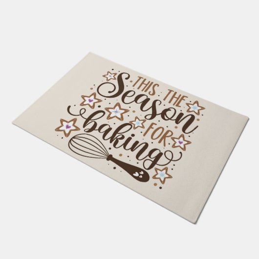 Fun 'Dit is het seizoen voor Baking Design Deurmat (Schuin)