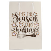 Fun 'Dit is het seizoen voor Baking Design Medium Cadeauzakje (Achterkant)