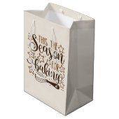 Fun 'Dit is het seizoen voor Baking Design Medium Cadeauzakje (Achterkant Gekanteld)