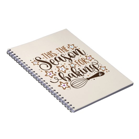 Fun 'Dit is het seizoen voor Baking Design Notitieboek (Rechterzijde)