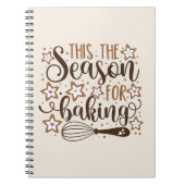 Fun 'Dit is het seizoen voor Baking Design Notitieboek (Voorkant)