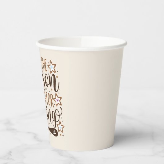 Fun 'Dit is het seizoen voor Baking Design Papieren Bekers (Links)