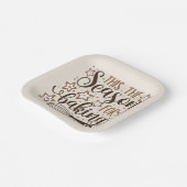 Fun 'Dit is het seizoen voor Baking Design Papieren Bordje (Gebogen)