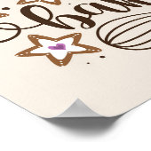 Fun 'Dit is het seizoen voor Baking Design Poster (Hoek)