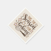 Fun 'Dit is het seizoen voor Baking Design Servet (Hoek)