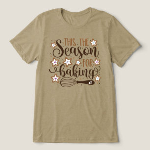 Fun 'Dit is het seizoen voor Baking Design Tri-Blend Shirt
