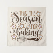 Fun 'Dit is het seizoen voor Baking Design Wandkleed (Voorkant)