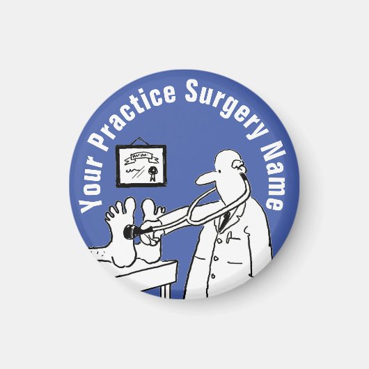 Fun Doctor met Stethoscoop Magneet (Voorkant)