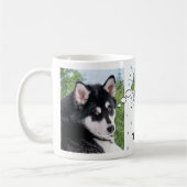 Fun Dog Dad dacht dat Bubble Custom Photo Koffiemok (Links)