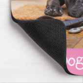 Fun Dog Foto gepersonaliseerd Beste hond Mam ooit  Muismat (Hoek)