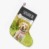 Fun Dog Foto gepersonaliseerd Kleine Kerstsok (Voorkant (Hangend))