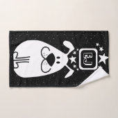 Fun Dog gepersonaliseerd monogram ontwerp Bad Handdoek (Handdoek)