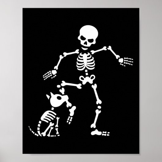 Fun Dog like botten Kostuum Halloween Poster (Voorkant)