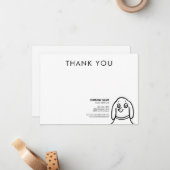 Fun Dog Pet Care Service - Hartelijk dank voor uw  Notitiekaartje (Voorkant / Achterkant in situ)