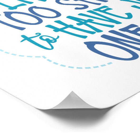 Fun Dog Quotes - Het leven is te kort Poster (Hoek)