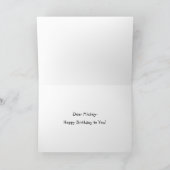 Fun Dog Wishes Naam en leeftijd toevoegen voor Hap Kaart (Binnen)