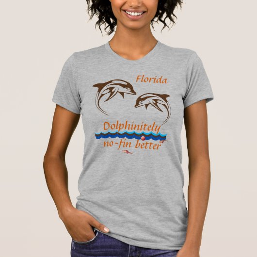 Fun Dolphin Florida Shirt (Voorkant)