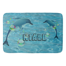 Fun Dolphins en Bubbles Badmat