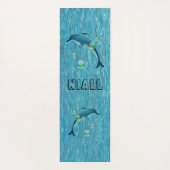 Fun Dolphins en Bubbles Yogamat (Achterkant)