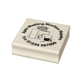 Fun Domestic Appliance Repareert Cartoon Rubberstempel (Stempel)