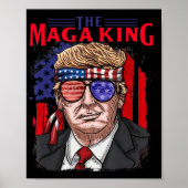 Fun Donald Trump Ultra Maga King th of Juli USA Poster (Voorkant)
