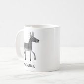 Fun Donkey gepersonaliseerd Koffiemok (Voorkant links)