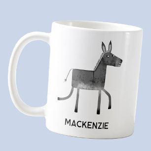 Fun Donkey gepersonaliseerd Koffiemok