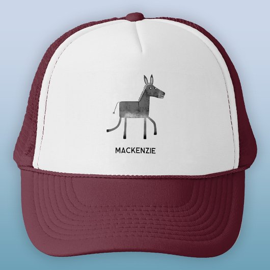 Fun Donkey gepersonaliseerd Trucker Pet