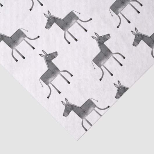 Fun Donkey Pattern Tissuepapier (Detail)