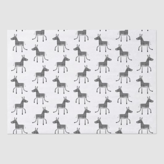 Fun Donkey Pattern Tissuepapier (Voorkant)