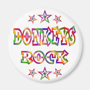 Fun Donkeys Rock Magneet