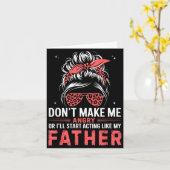 Fun Don't Make Me Angry Or I'll Start Acting Like  Kaart (Gele Bloem)