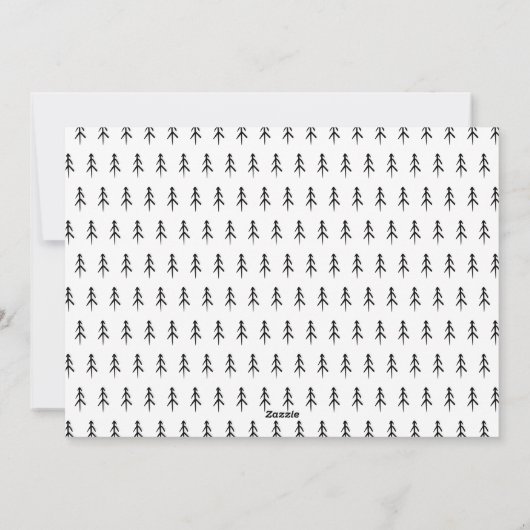 Fun Doodle Joy Foto Kerstmis Feestdagenkaart (Achterkant)