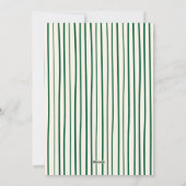 Fun Doodle Non-Photo Christmas Feestdagenkaart (Achterkant)