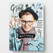 Fun Doodle Sketch Magazine Hoesje Afstudeerder Fotoplaat (voorkant)