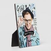 Fun Doodle Sketch Magazine Hoesje Afstudeerder Fotoplaat (Zijkant)