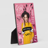 Fun Doodle Sketch Magazine Hoesje Girl Afstudeerde Fotoplaat (Zijkant)