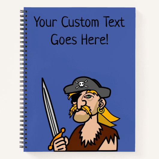 Fun Double Sided Pirate Notitieboek (Voorkant)