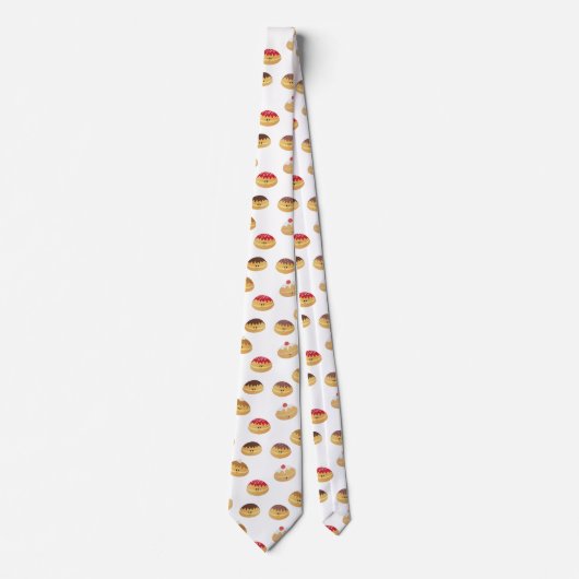 Fun doughnut gepatterd stropdas (Voorkant)